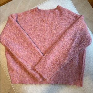 Universal Thread Women's Pink Crew Neck Sweater